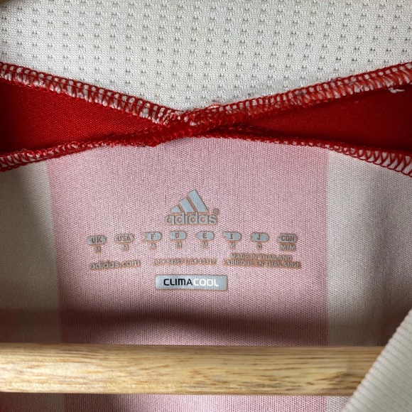 Adidas Stoke City Football Home 2011 Red White Size Medium - Picture 4 of 8